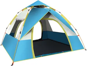 83x59x49 Inch Pop-Up Camping Tent for 2-3 People, Waterproof & Lightweight Ultralight Dome Tent, Instant Setup 4-Season Family Tent for Hiking, Backpacking & Outdoor Adventures