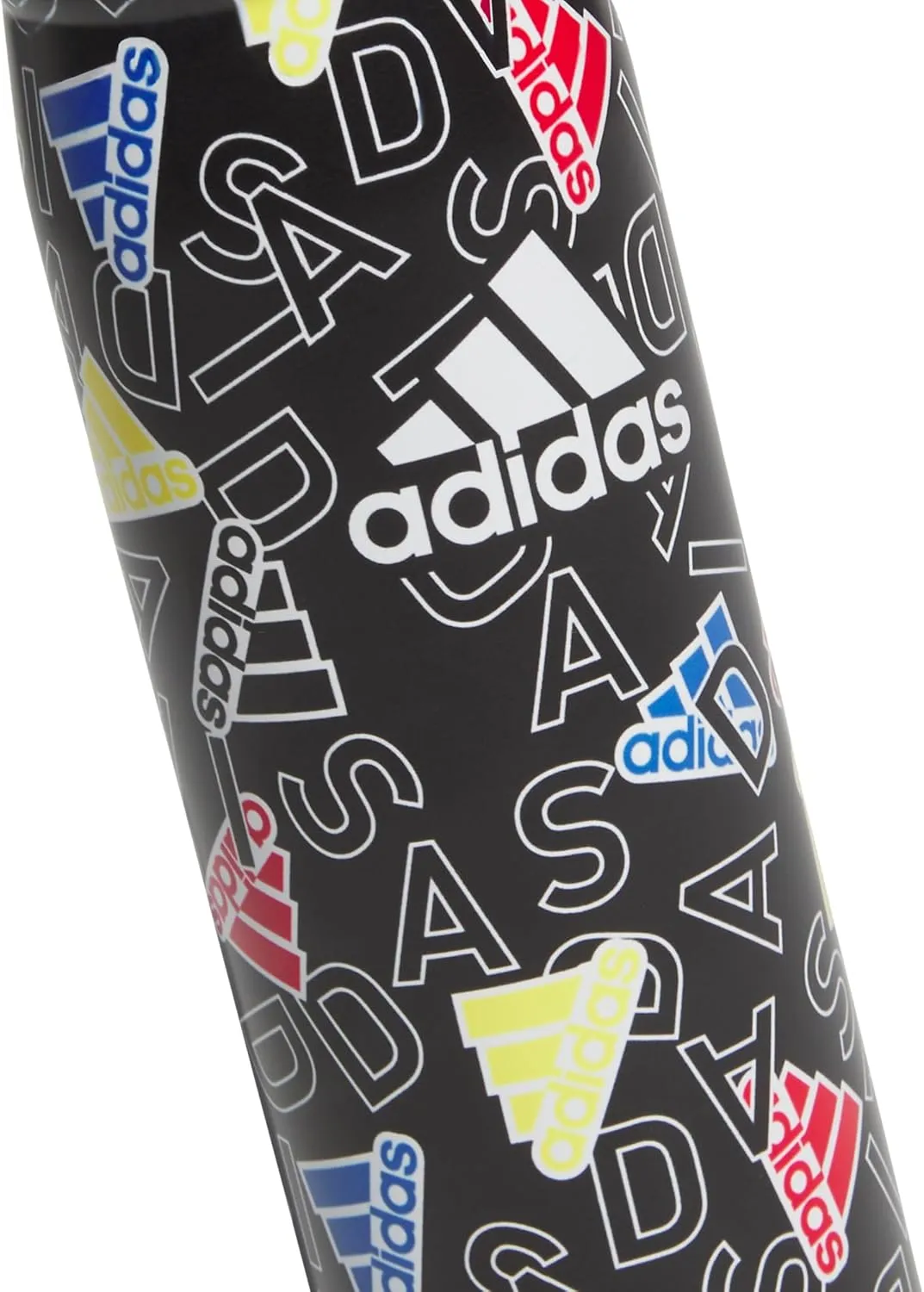 adidas 600 ML (20 oz) Straw Top Metal Water Bottle, Hot/Cold Double-Walled Insulated 18/8 Stainless Steel