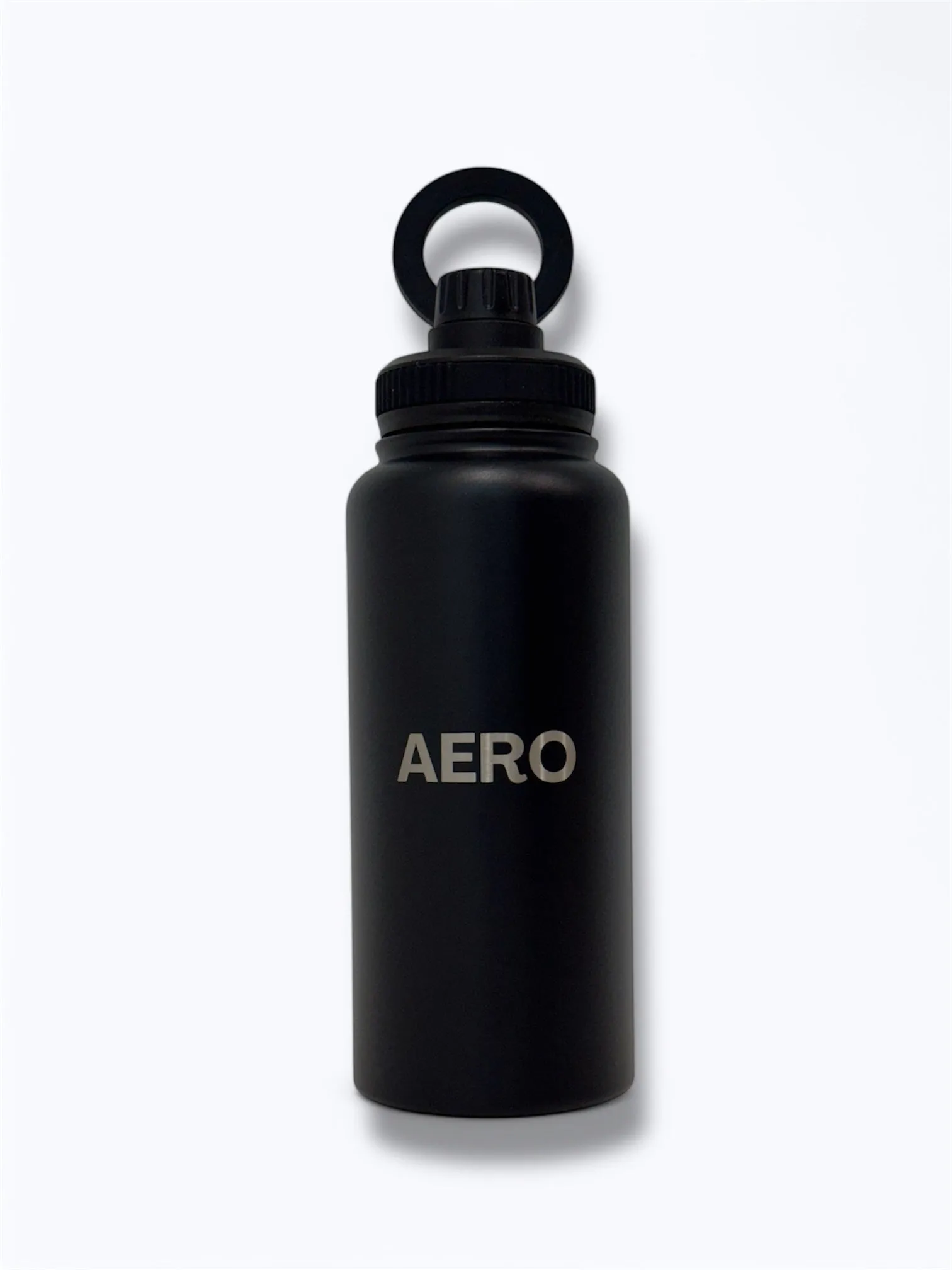 AERO- Black 1L Magnetic Water Bottle