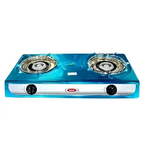 Akai Auto-Ignition 2 Burner Table Top Gas Cooker - GC010A8202