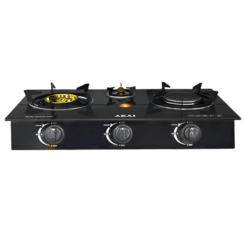 Akai Infrared 3 Burner Table Top Gas Cooker - GC033A-8536