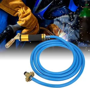 AMAKO Turbo Torch Head with Hose for Welding, Soldering, Brazing & Gas Plumbing - Compatible with Bernzomatic Torch Heads