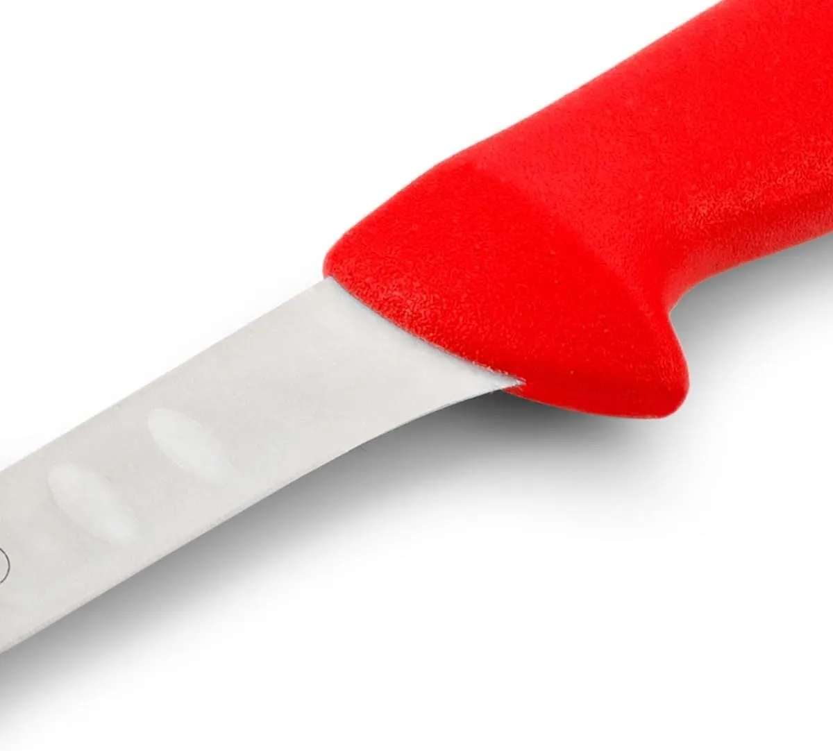Arcos Salmon Knife/Fish Knife 12 Inch Nitrum Stainless Steel and 300 mm blade. Ergonomic Polypropylene Handle. Series 2900. Features different handle colors to make it easier. Color Red.