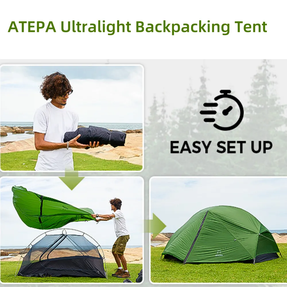 ATEPA 1-Person Ultralight Backpacking Tent