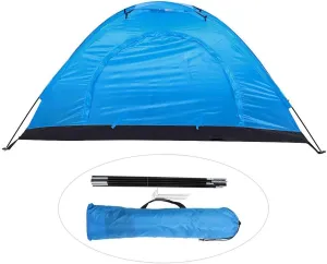 Backpacking Camping Tent, Backpacking Tent 1 Person, Survival Tent Instant Cabin Tent with Advanced Venting Design(Blue)