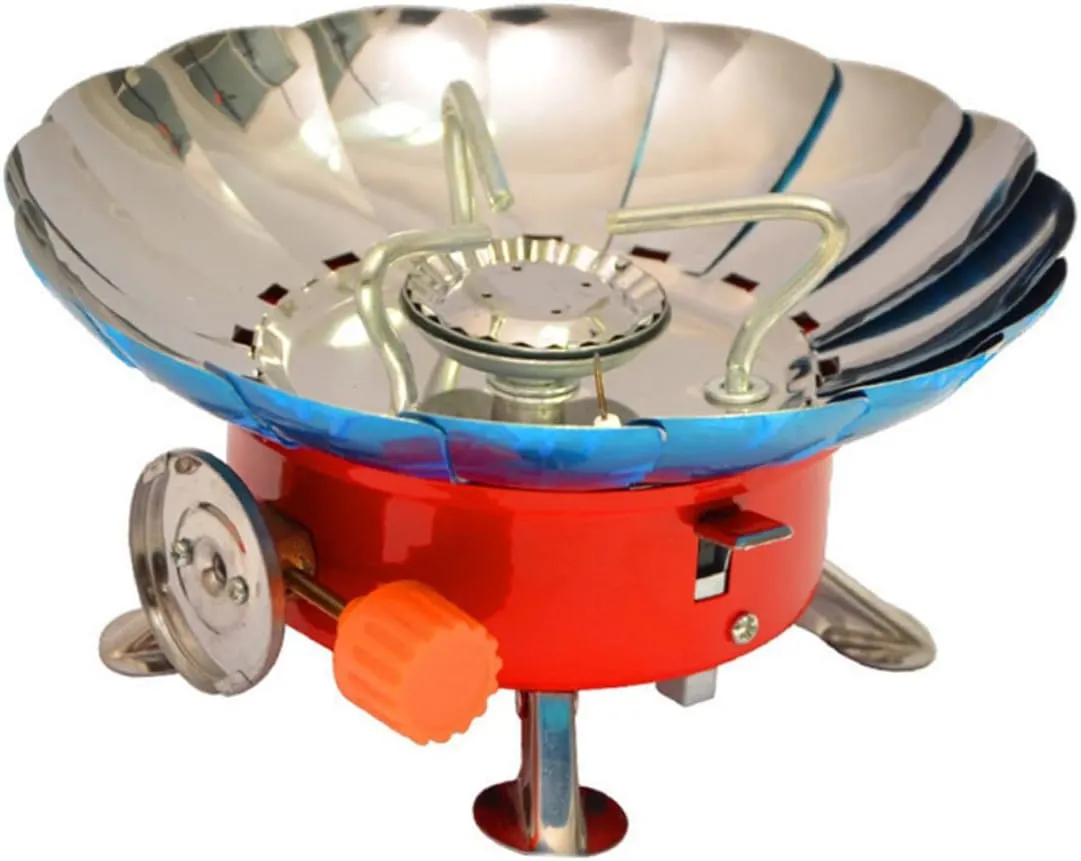 Backpacking Stove Burner Windproof Design Gas Stove for Outdoor Cooking
