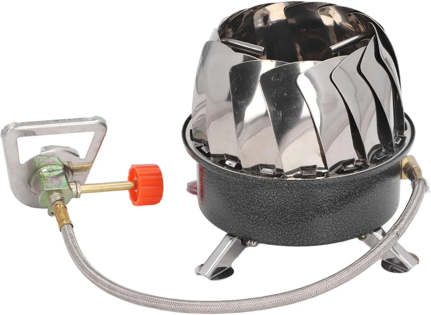 Backpacking Stove, Lightweight Electronic Ignition, High Efficiency Foldable Stable Stand, Mini Portable Outdoor Camp Stove for Hiking (Round with Tube Buckle), Genericiy0bcu8ta9-12