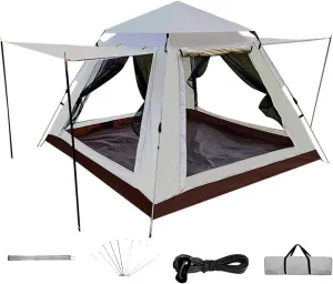 Backpacking Tent Ultralight Camping Tent Tents for Camping Pop-Up Camping Tent with Instant Setup,2/4 Person Tent Sets Up in 10 Seconds, Includes Pre-Assembled Poles, Adjustable Rainfly
