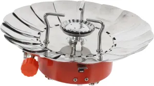 Balacoo Outdoor Portable Lotus Furnace Small Windproof Camping Gas Stove for Picnics Barbecues Hiking Outdoor Cooking Easy to Connect with Dual Long Flat Gas Tanks