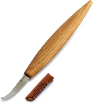 BeaverCraft Wood Carving Hook knife SK4s Long 2.4'' - Spoon Carving Tools – Spoon Whittling Knife for Professional Carvers & Beginners - Crooked Whittling Knives for Spoons Bowls Cups