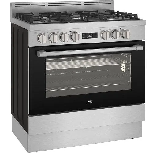 Beko 90 cm 5-Burner Stainless Steel Gas Stove BFC916GMX Inox