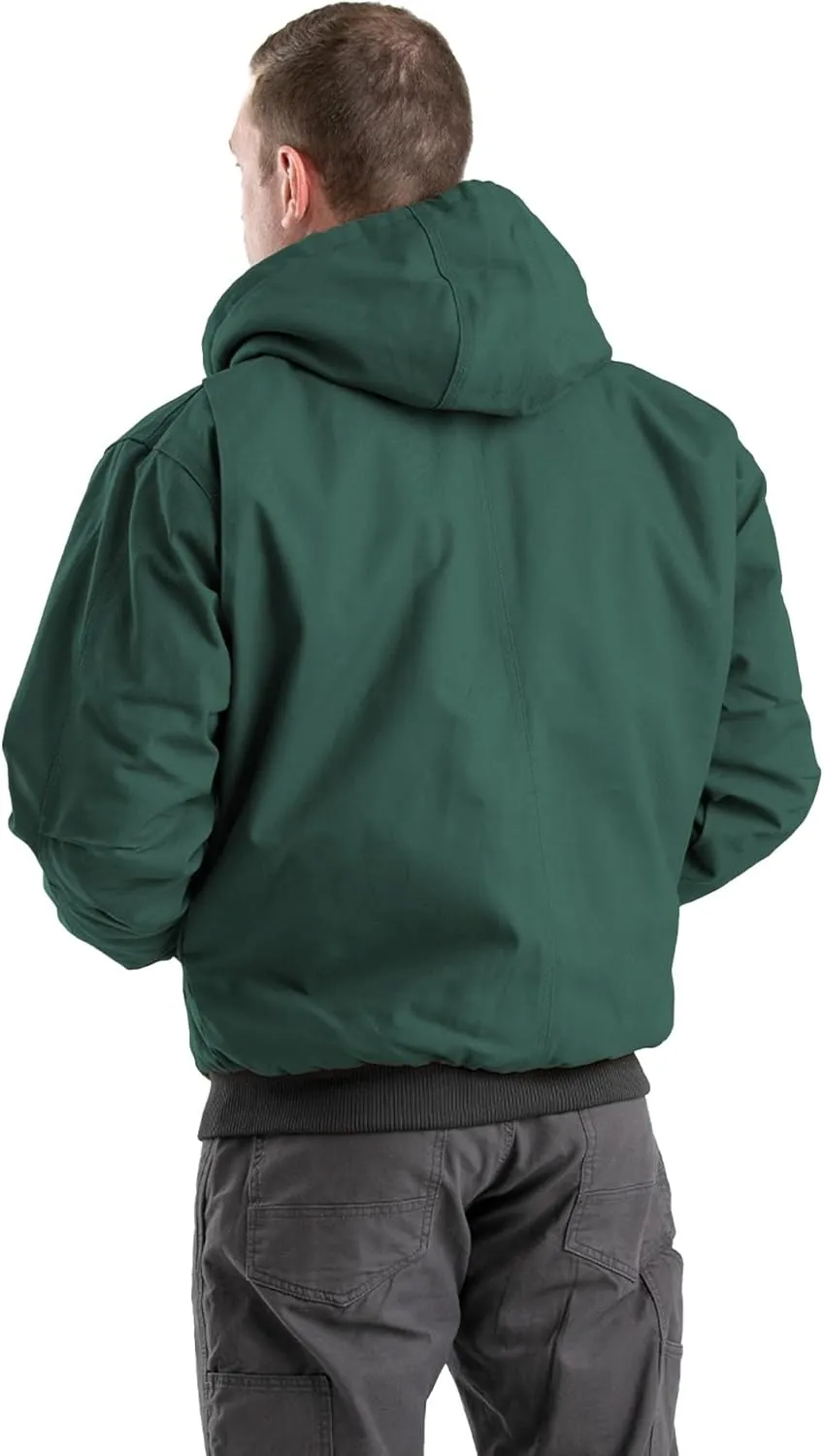Berne Men's Heritage Duck Hooded Active Work Jacket