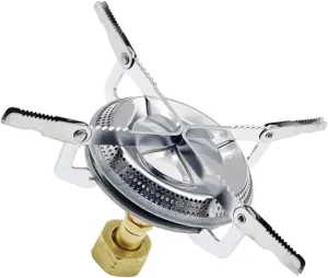 BESPORTBLE Camping Gas Burner Stove Windproof Outdoor Stove Head for Camping Use Picnic Bbq Strong Wind Resistance