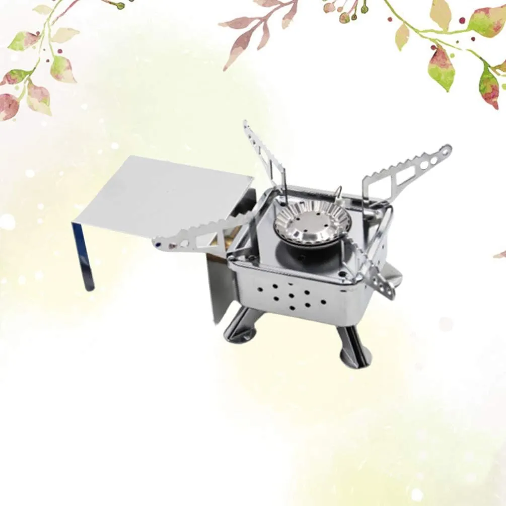 BESPORTBLE Camping Gas Stove Windproof Stove Folding Gas Stove Portable Backpacking Hiking Gas Stove for Traveling BBQ