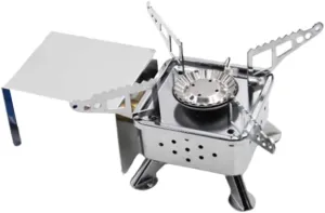 BESPORTBLE Camping Gas Stove Windproof Stove Folding Gas Stove Portable Backpacking Hiking Gas Stove for Traveling BBQ