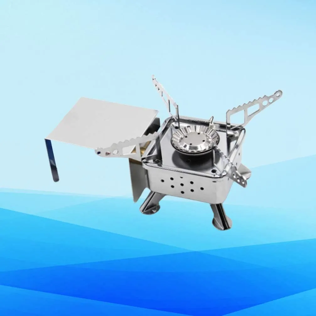 BESPORTBLE Camping Gas Stove Windproof Stove Folding Gas Stove Portable Backpacking Hiking Gas Stove for Traveling BBQ