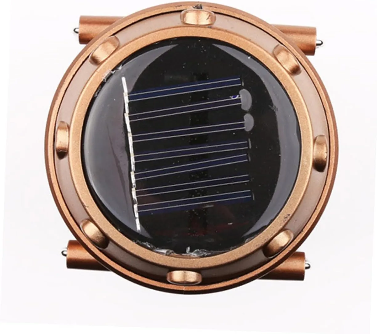 BESPORTBLE Solar Light Camping Lantern Emergency Outdoor Flashlight Collapsible Design No Battery Durable Brass