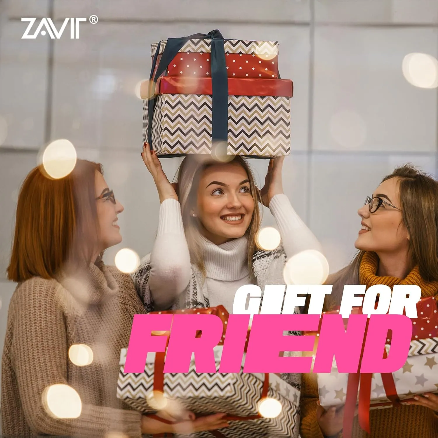Best Friend Gift for Women, FOREVER MY FRIEND P-ink Multitool Knife, Best Friend Gift, Christmas Birthday Gifts Ideas for Best friend