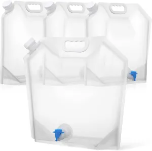 BESTonZON Foldable Water Containers Insulated Sports Water Bottle Camping Storage
