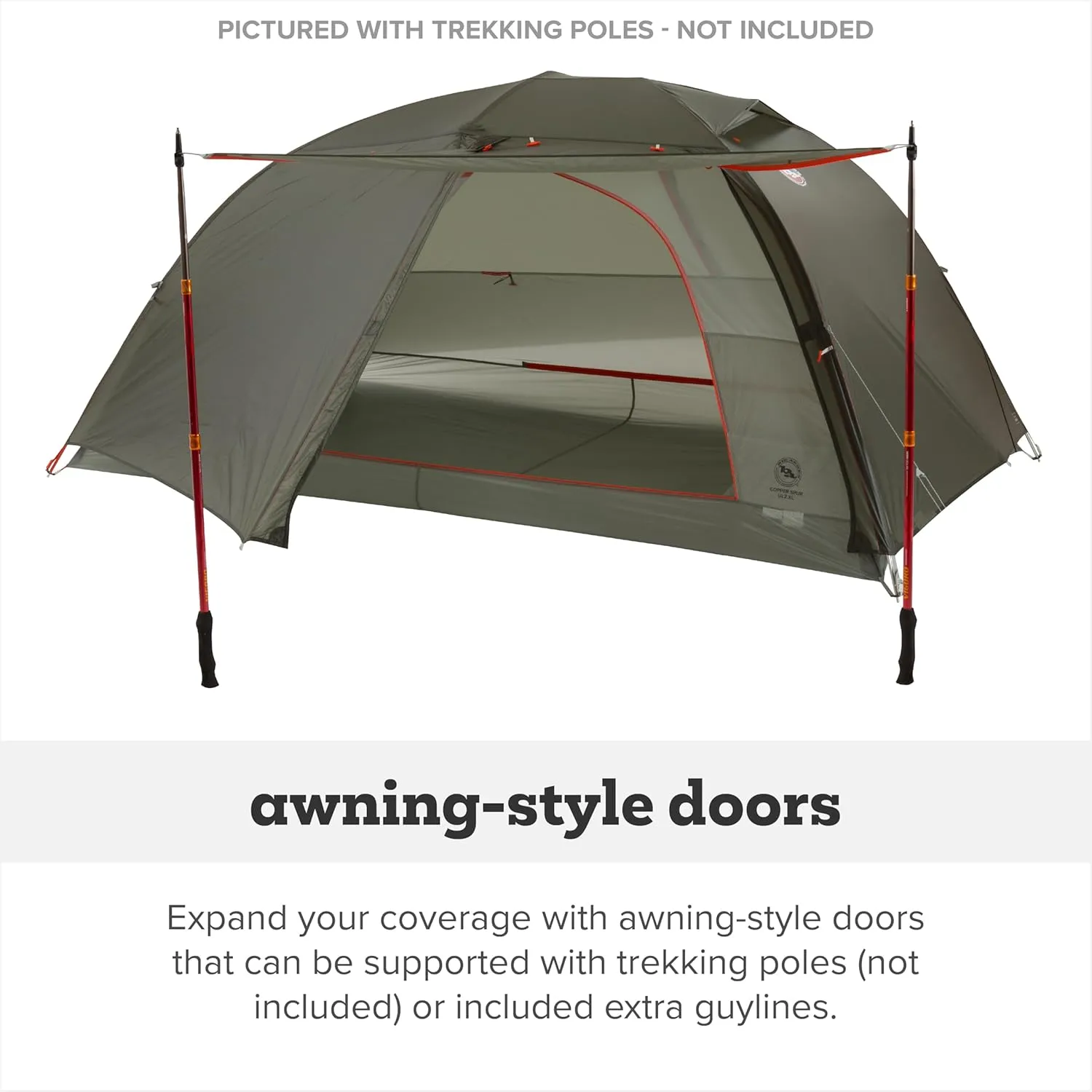 Big Agnes Copper Spur UL - Backpacking Tent for Camping, 3 Season, Ultralight, Waterproof, Anodized Poles