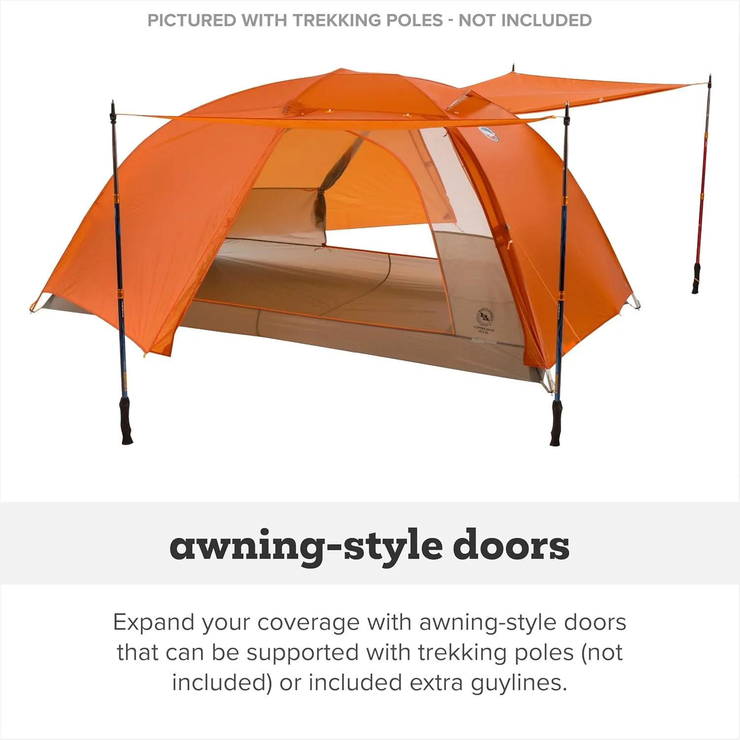 Big Agnes Copper Spur UL - Backpacking Tent for Camping, 3 Season, Ultralight, Waterproof, Anodized Poles