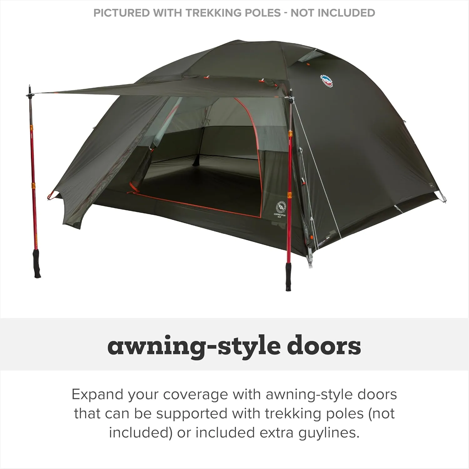 Big Agnes Copper Spur UL - Backpacking Tent for Camping, 3 Season, Ultralight, Waterproof, Anodized Poles