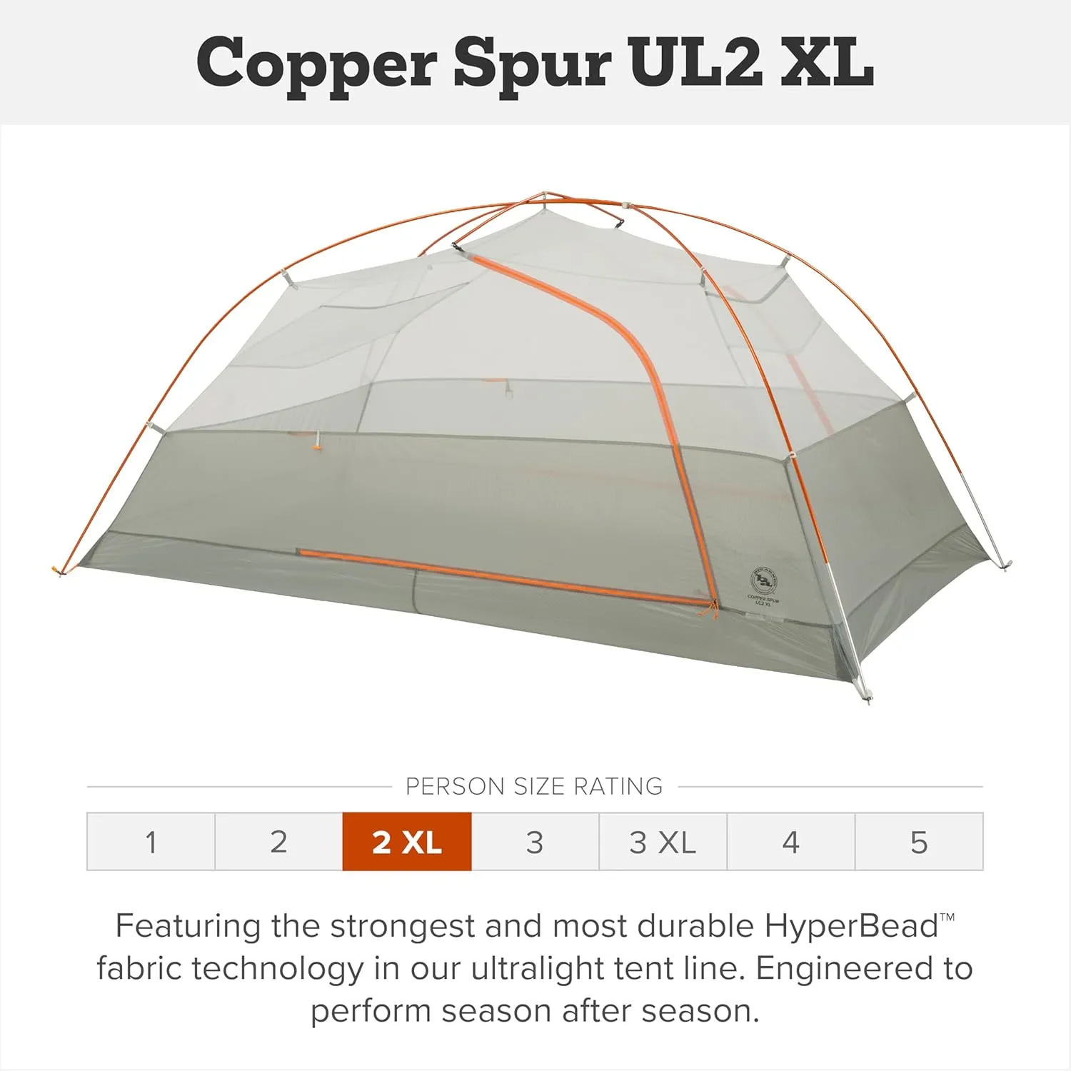 Big Agnes Copper Spur UL - Backpacking Tent for Camping, 3 Season, Ultralight, Waterproof, Anodized Poles