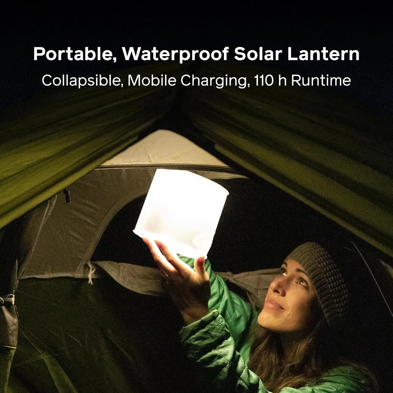 BioLite Luci Charge Inflatable Rechargeable Solar Camping Lantern