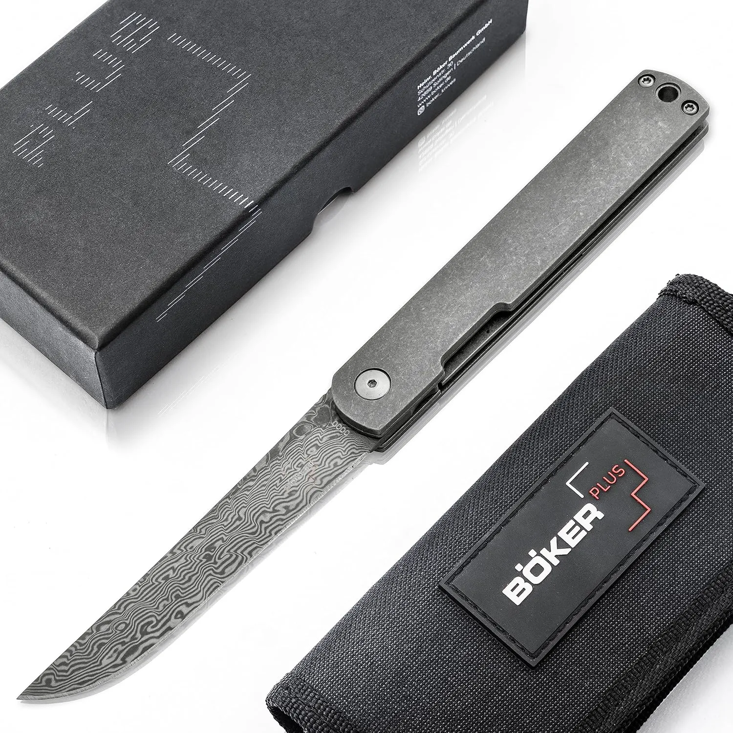 BÖKER PLUS® SONS OF NATURE MK II. - EDC Outdoor Multifunctional Knife G10 - Multitool Sandvik folding knife, clip & 7 functions: Blade, saw, sewing & drilling awl, toothpick, tweezers & glass breaker