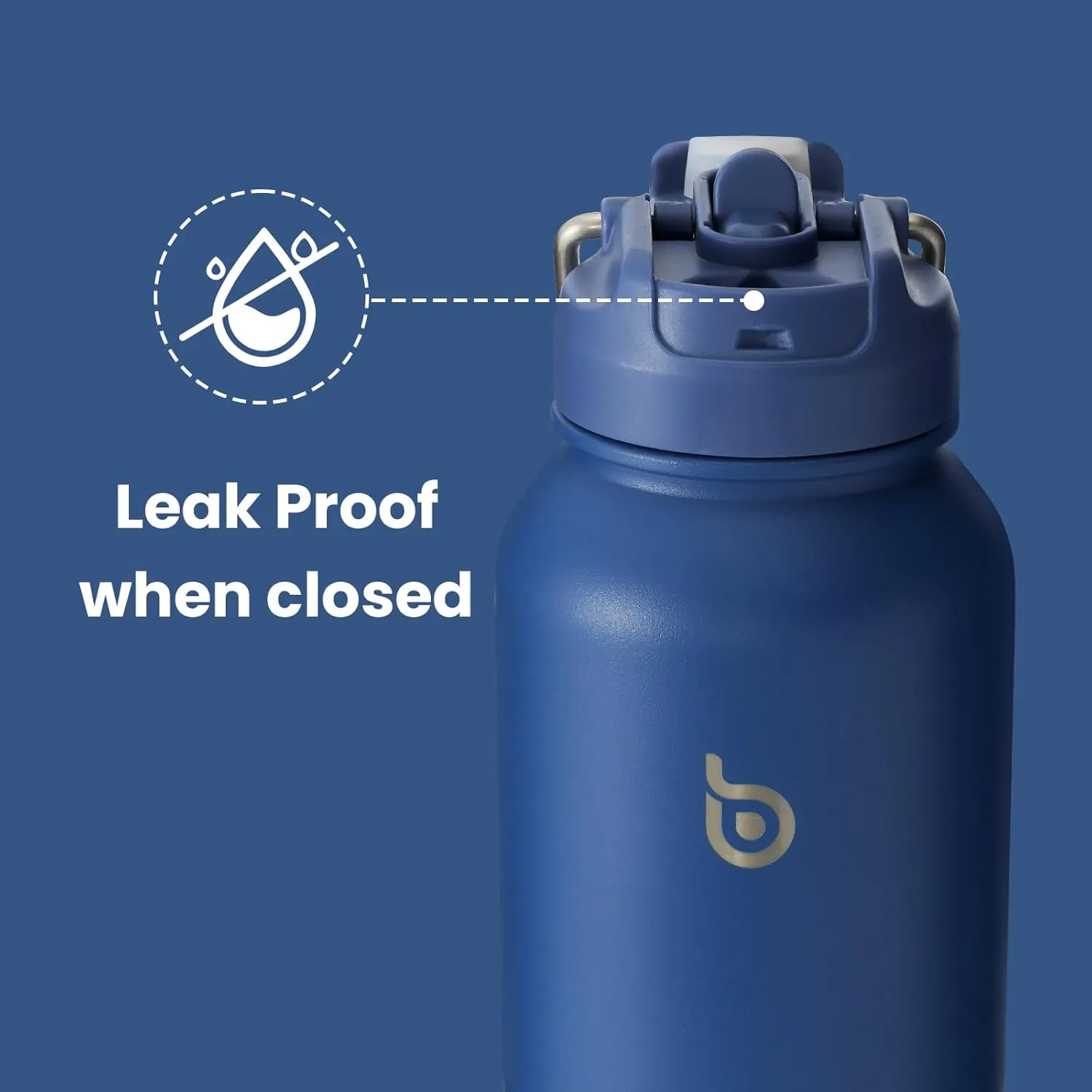 BOTTLE BOTTLE 40 oz sports water bottle stainless steel insulated water bottle with straw and pills holder