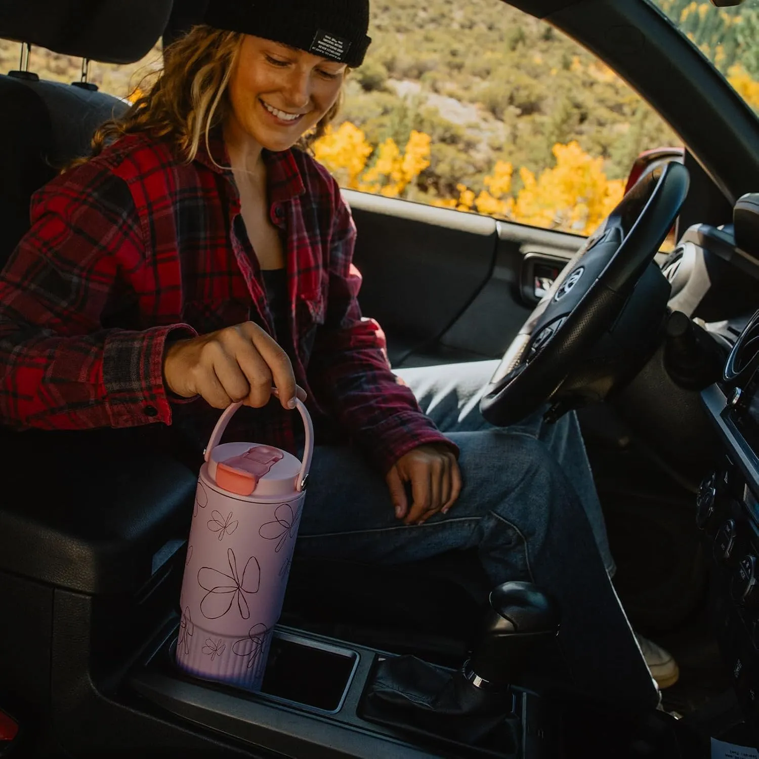 BOTTLE BOTTLE Insulated Water Bottle with Straw and Handle Stainless Steel Water Bottles for Car Sports Home Office and School 26oz Leak Proof