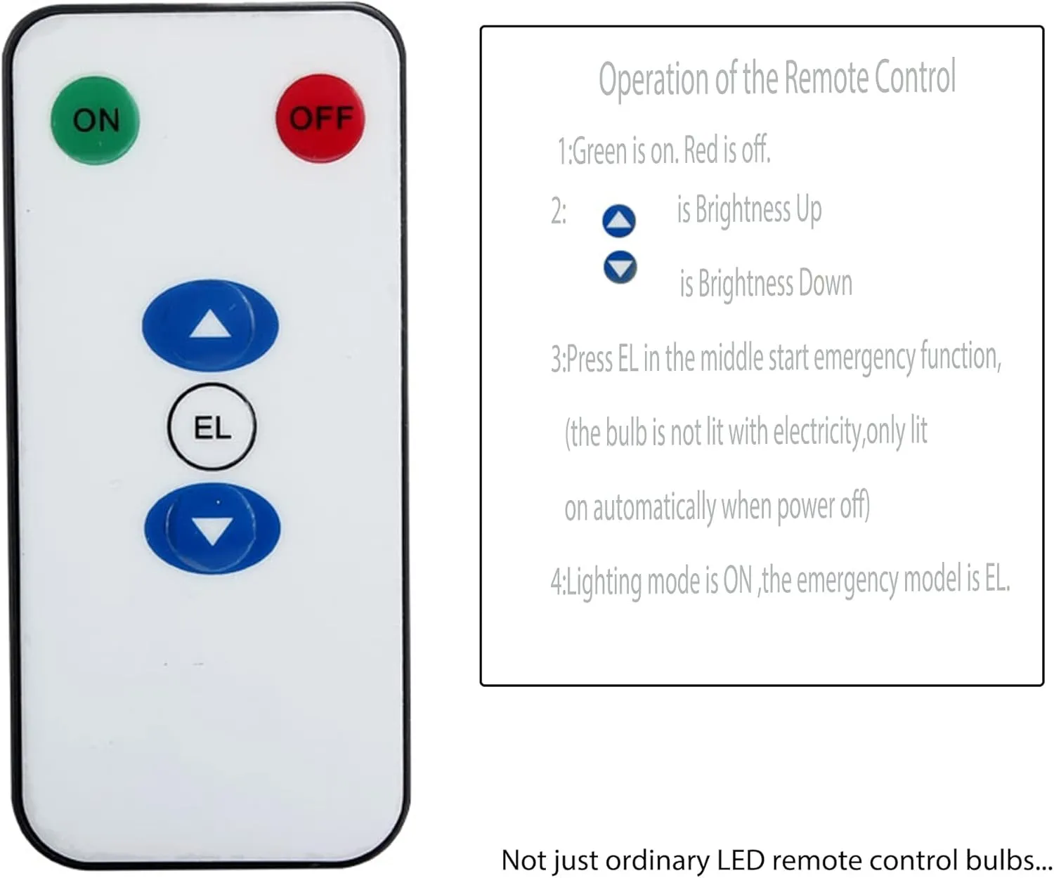 BSOD LED Magic Bulb, 7W Warm White Emergency Light with Remote Controller and Rechargeable Built-in Battery E26 Lamp for Home Indoor Power Outages Lighting (Warm White)