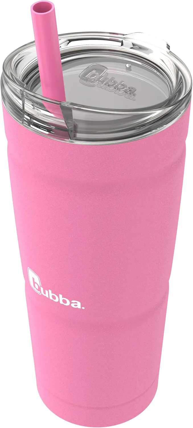 Bubba Envy S Stainless Steel Tumbler 24oz. Water Bottle Medium Azalea