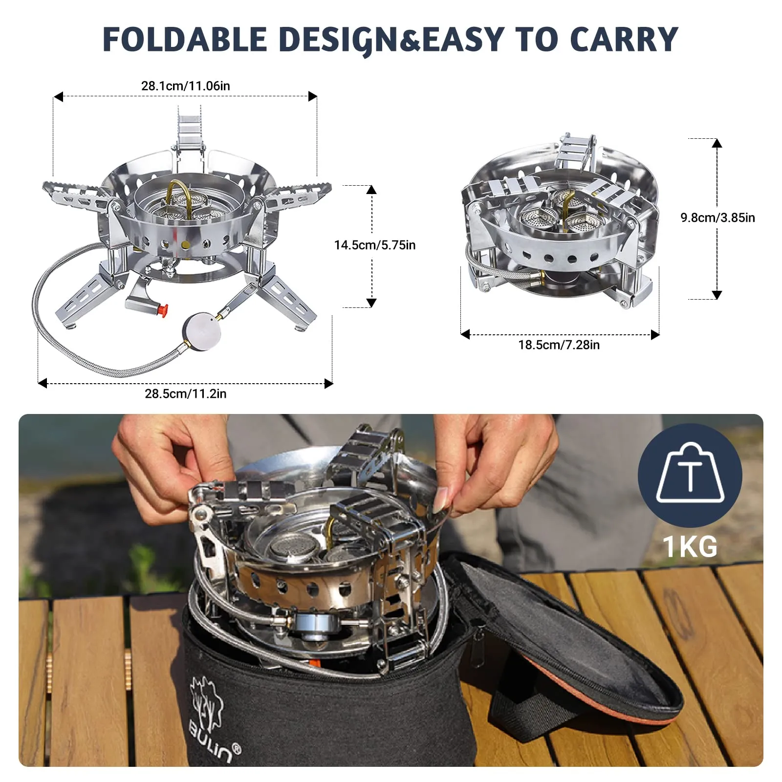 BULIN CAMPING STOVE Camping Gas Stove Burner