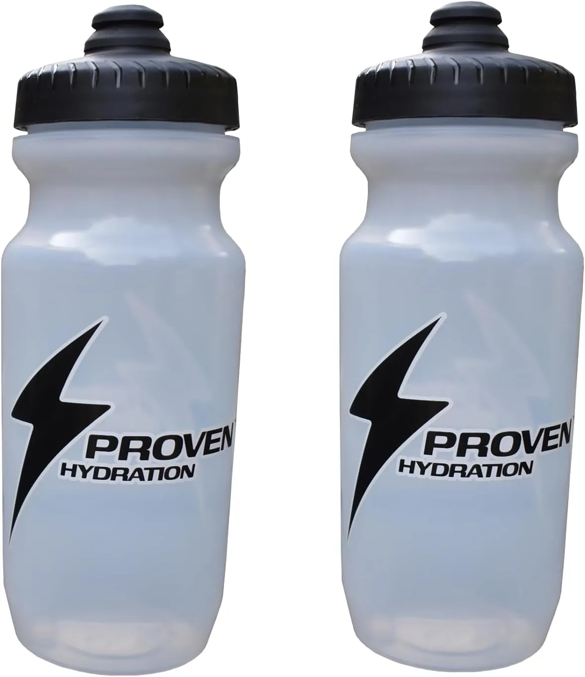 Bundle (Small 20oz) Sports Squeeze Bottle (2 Pack) (Bolt 2-Pack)
