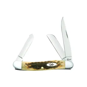 CA039 XX WR Pocket Knife Amber Bone Medium Stockman Cv Item