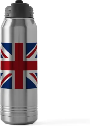 CafePress British Flag UK Union Jack 30 Oz Stainless Steel Water Bottle 30 oz (887 ml) Stainless Steel Water Bottle