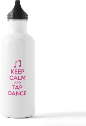CafePress Keep Calm And Tap Dance Stainless Water Bottle 1.0 1.0L (34 oz) Stainless Steel Water Bottle