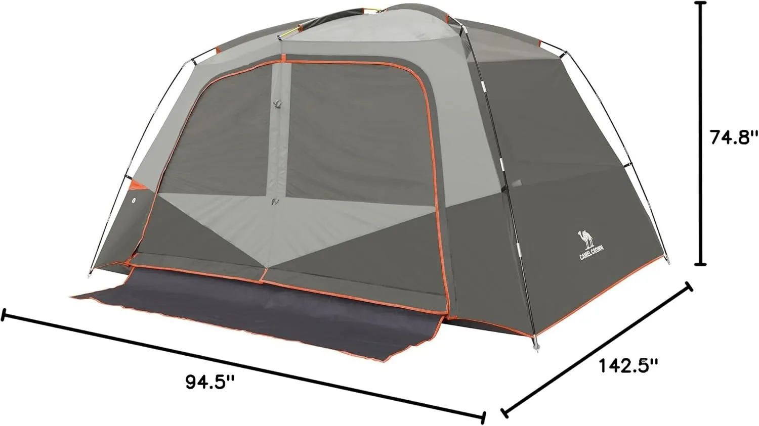 CAMEL CROWN Tents for Camping 4/6 Person Tent Waterproof Easy Setup Backpacking Tents
