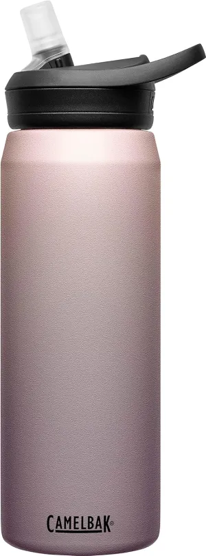CamelBak Eddy  Insulated Stainless Steel Bite Valve Straw Water Bottle Rose Gold Sky, 25oz