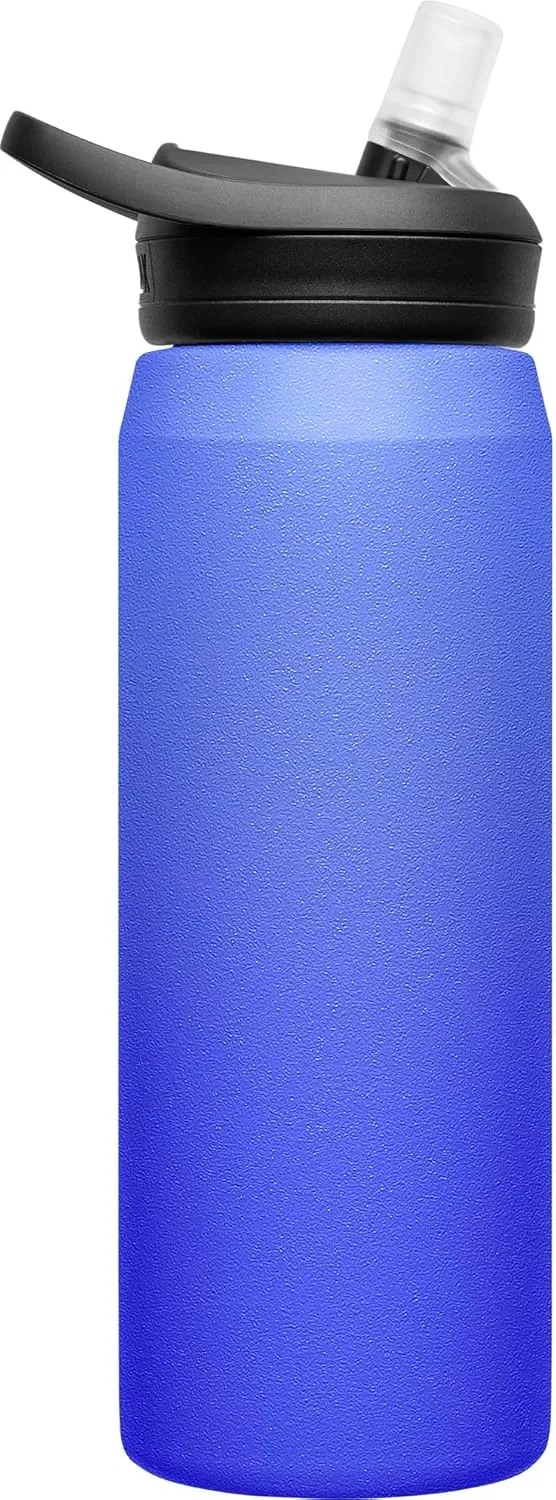 CamelBak Eddy  Water Bottle with Straw 25oz - Insulated Stainless Steel, Midnight Ombre