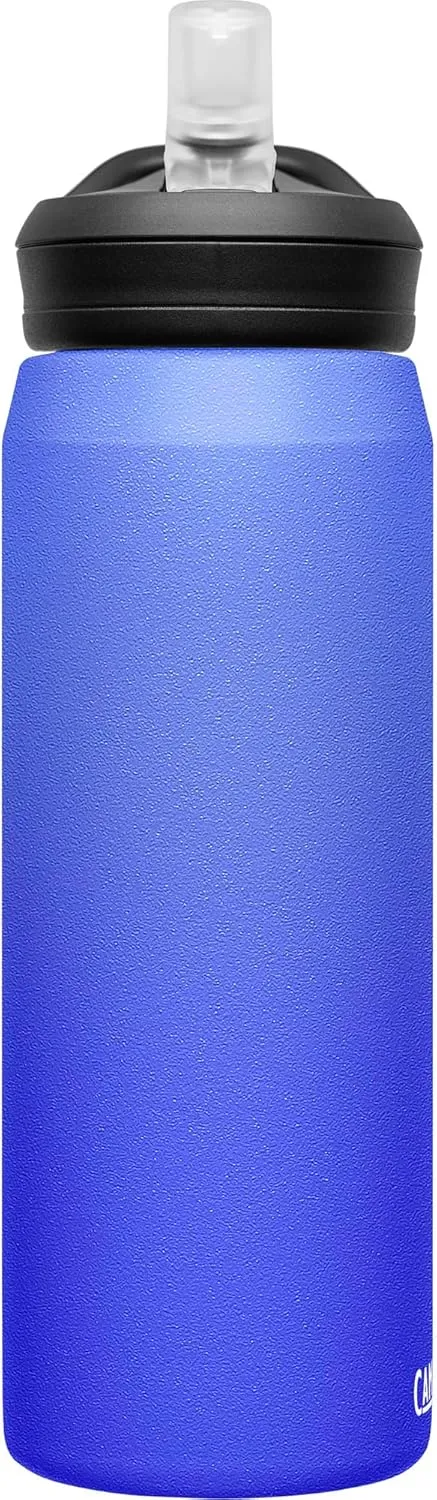CamelBak Eddy  Water Bottle with Straw 25oz - Insulated Stainless Steel, Midnight Ombre
