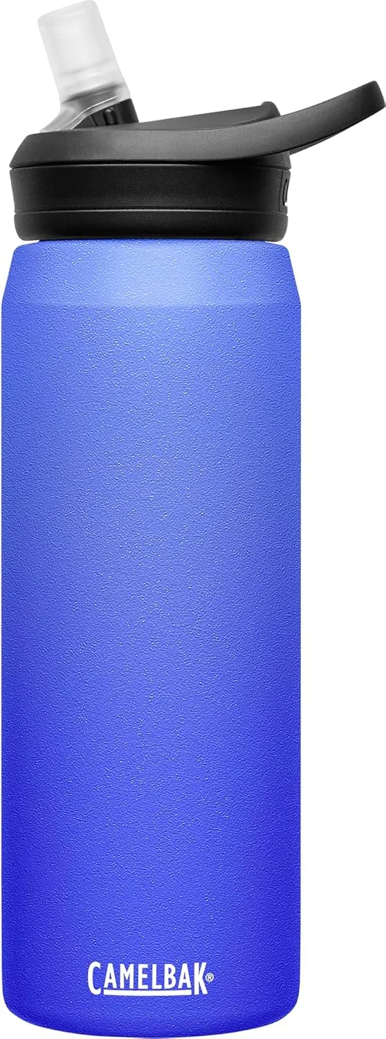 CamelBak Eddy  Water Bottle with Straw 25oz - Insulated Stainless Steel, Midnight Ombre