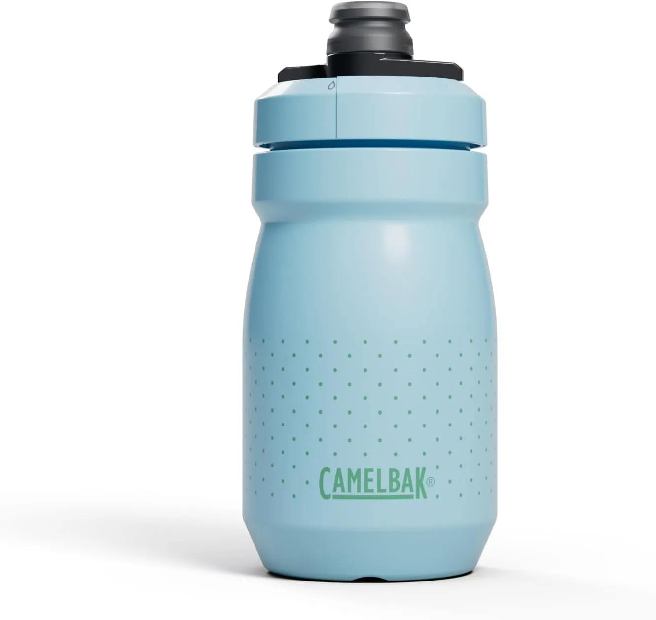 CamelBak Podium 15oz Bike Water Bottle - Easy Squeeze Bottle - Fits Most Bike Cages, Crystal Blue