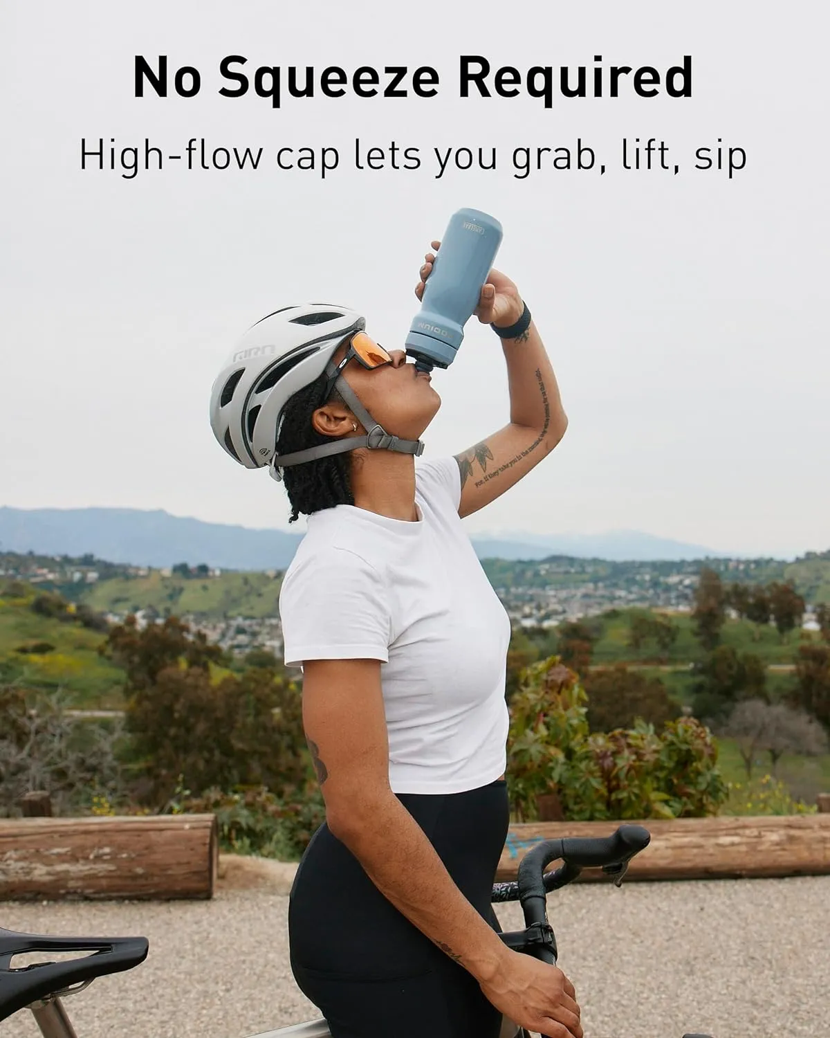 CamelBak Podium Steel Insulated Stainless Steel Bike Water Bottle – for Cycling, Fitness & Sports- Fits Most Bike Cages, 18oz - Black