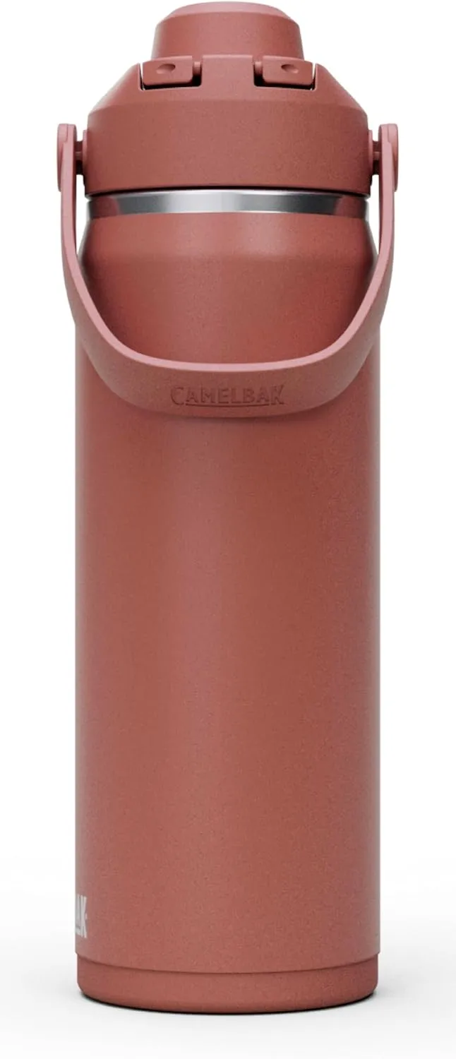 CamelBak Thrive Chug Water Bottle 20oz - Insulated Stainless Steel, Sierra Red