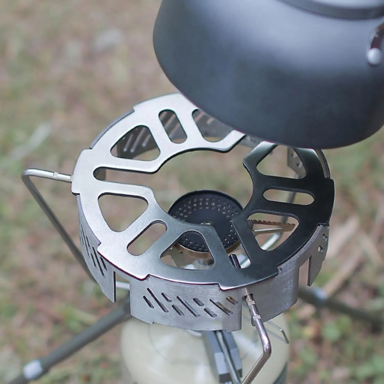 Camp Stove Windproof Rings Outdoor Stove Windshield Stainless Steels Stove Windscreen Windproof Stove Rack