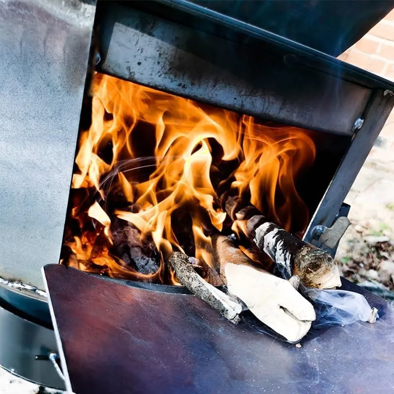 Camp Stoves, with Chimney Pipe, Mobile Stove Camping Stove, Multi-Functional Portable Detachable Firewood Stove, for Fishing, Heating and Cooking(52cm)