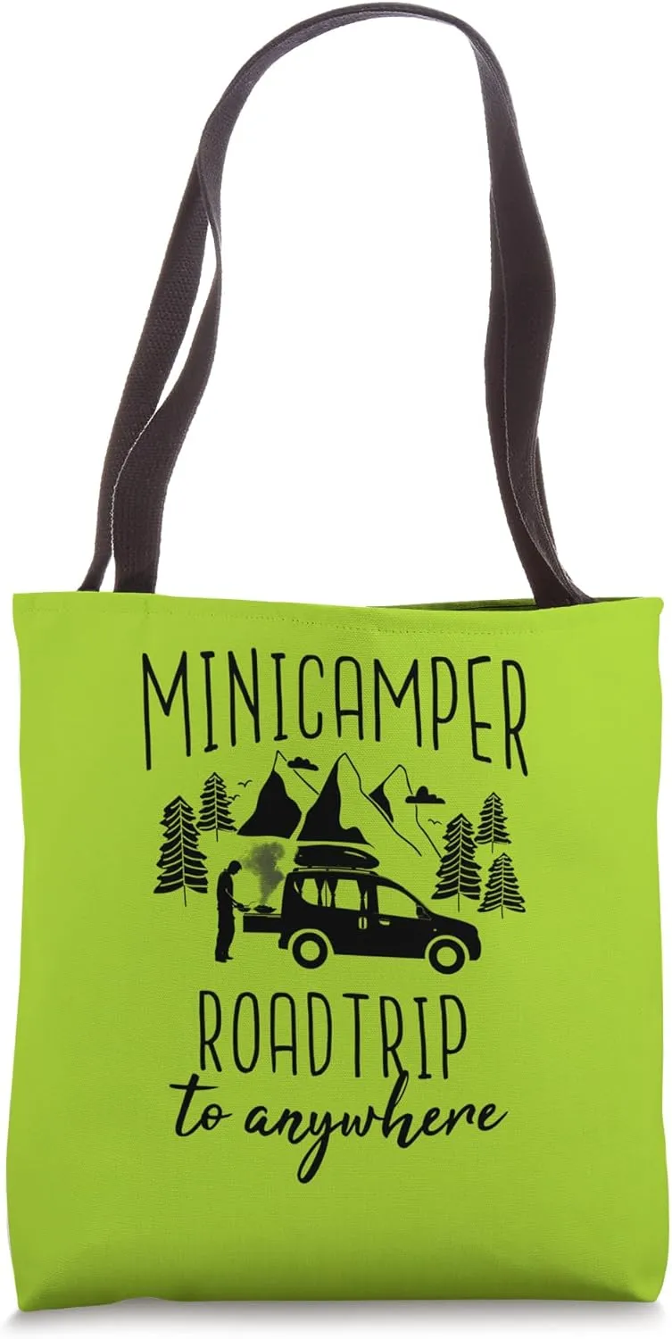 Camping-Camper Microcamper Travel-Caravan funny Minicamper Tote Bag
