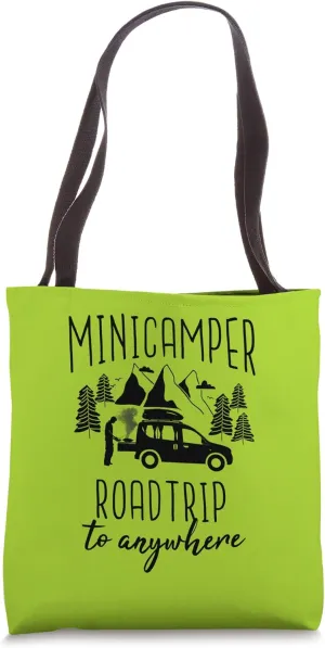 Camping-Camper Microcamper Travel-Caravan funny Minicamper Tote Bag